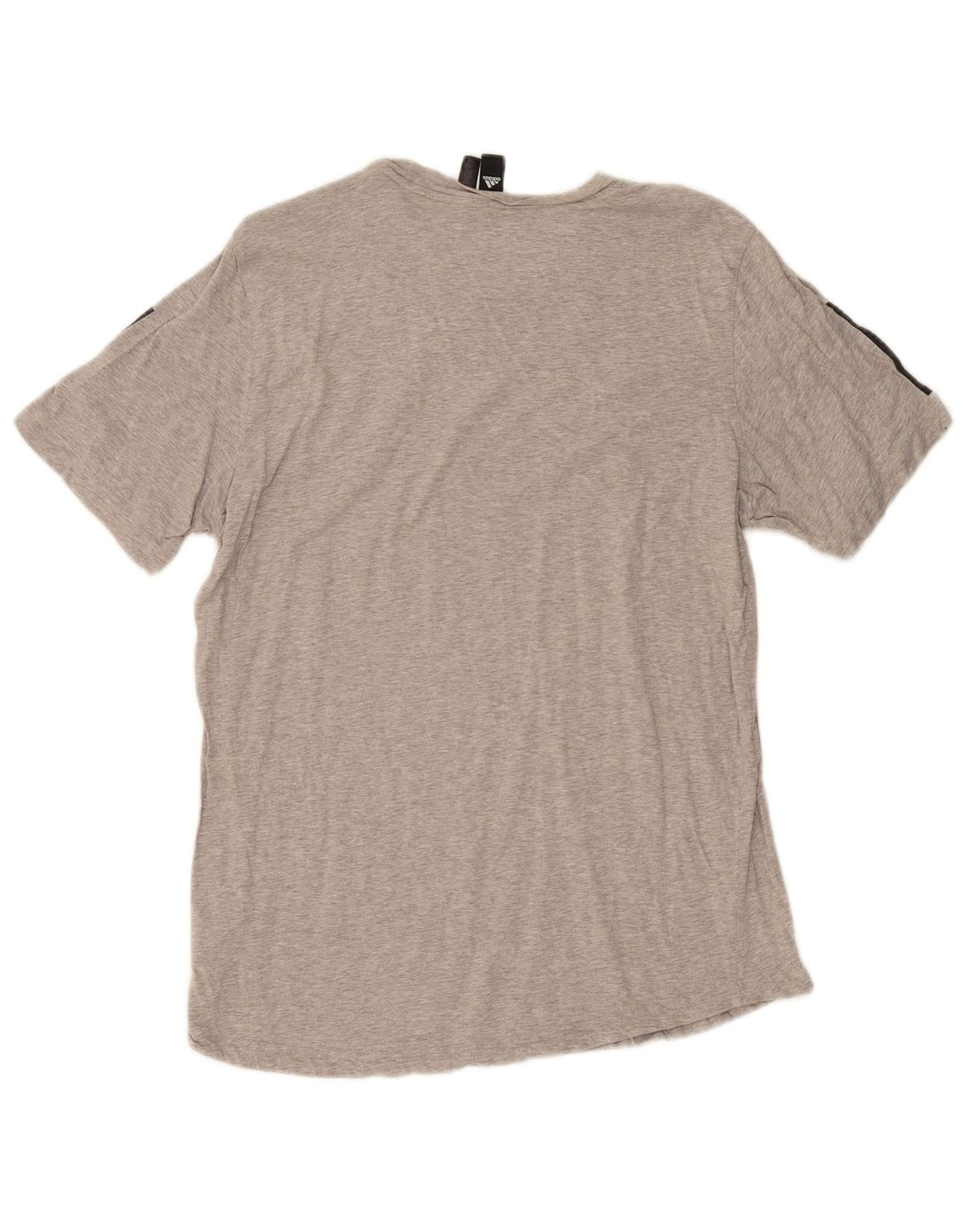 Camiseta Adidas Masculina Graphic Top Cinza Médio Algodão