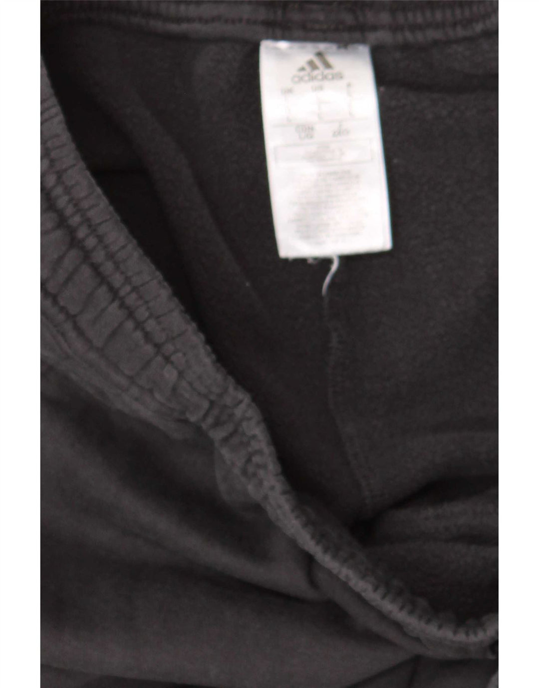Adidas Mens Cargo Calças de treino grandes de algodão preto