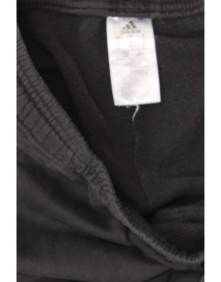Adidas Mens Cargo Calças de treino grandes de algodão preto