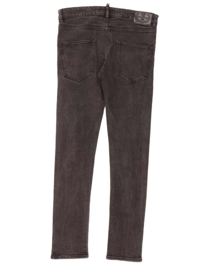 TRUSSARDI Jeans Slim Masculino W34 L31 Algodão Preto