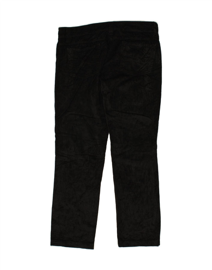 ICEBERG Womens Straight Corduroy Trousers W30 L30  Black Vintage Iceberg and Second-Hand Iceberg from Messina Hembry 