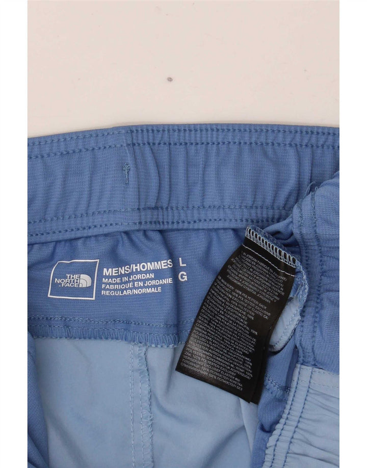 Shorts esportivos masculinos The North Face grande poliéster azul