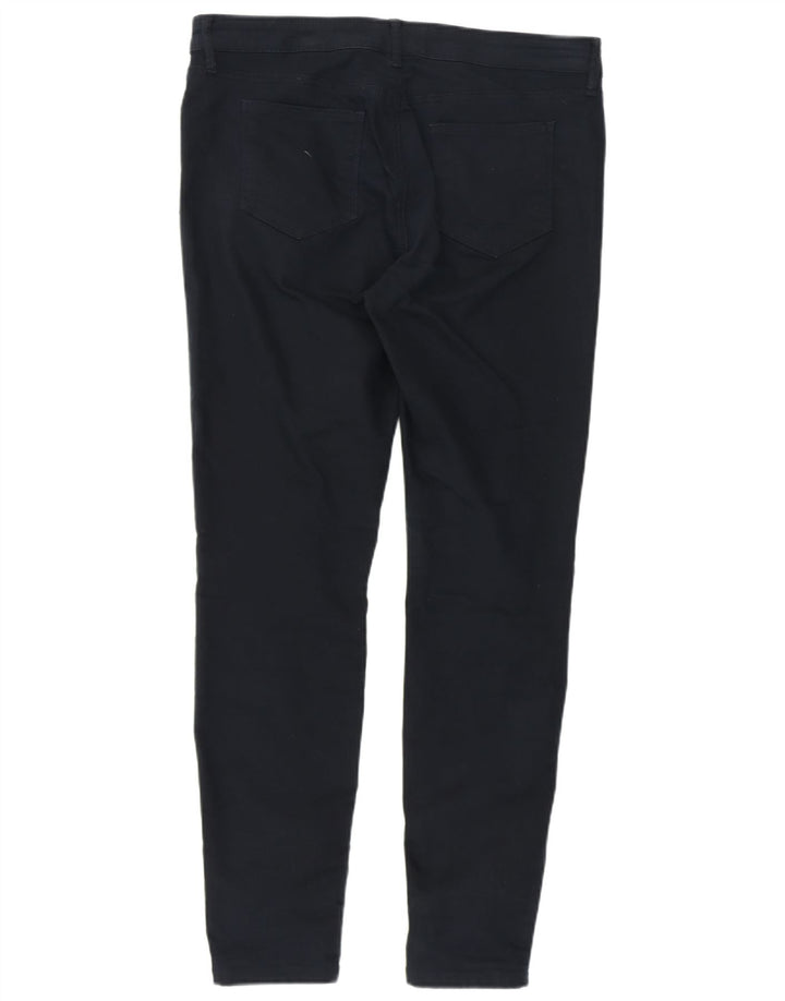 Calça feminina casual FAT FACE Jegging UK 14 grande W34 L29 azul marinho