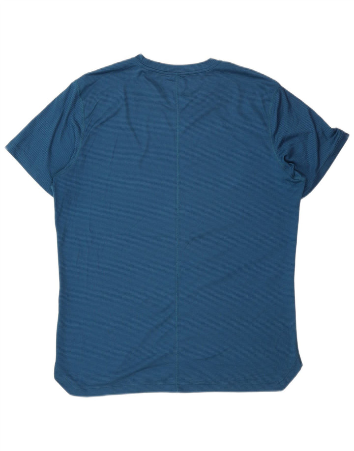 Camiseta masculina Asics Top médio azul marinho