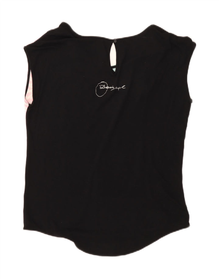 Blusa gráfica feminina Desigual Top UK 14 Médio Multicolorido Floral
