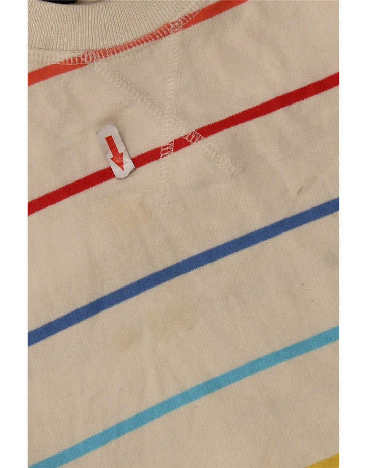 Suéter feminino Marks & Spencer UK 14 médio off white listrado