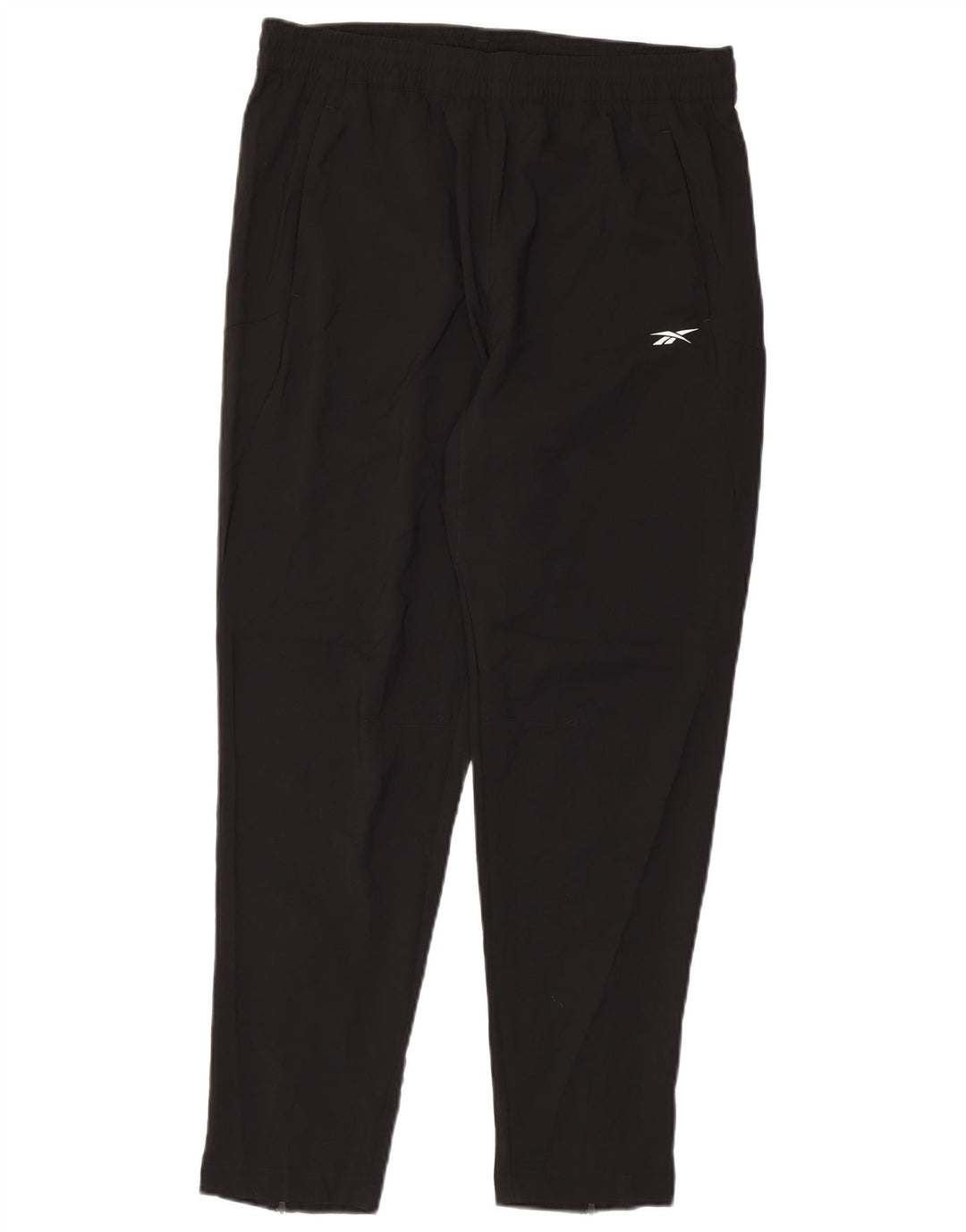 Calça de treino masculina Reebok grande poliéster preto