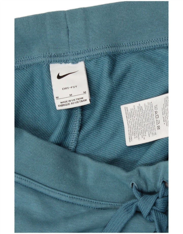 Nike Womens Dri Fit Calças de treino Joggers UK 14 Medium Blue