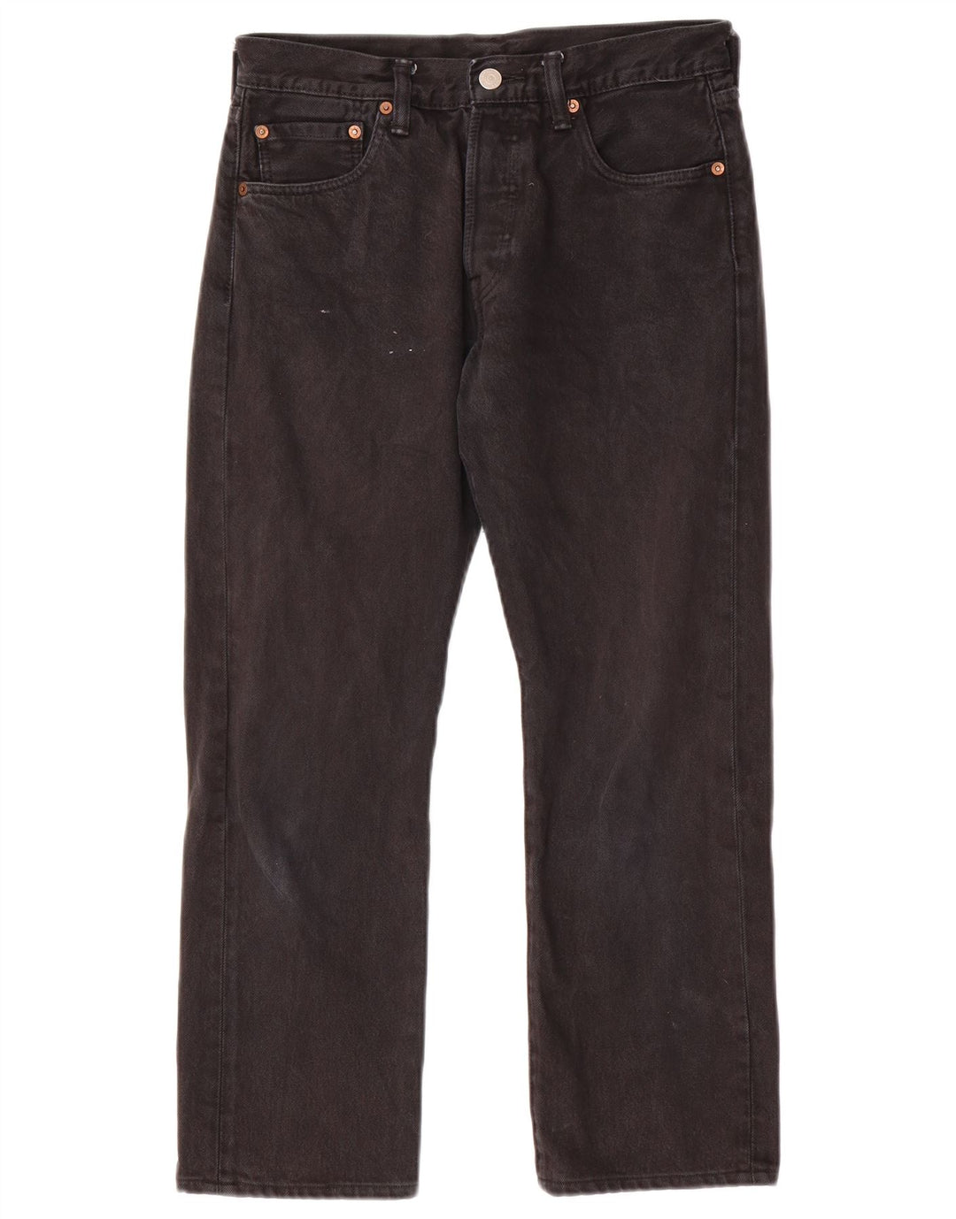 Jeans retos masculinos LEVI'S W28 L25 algodão preto