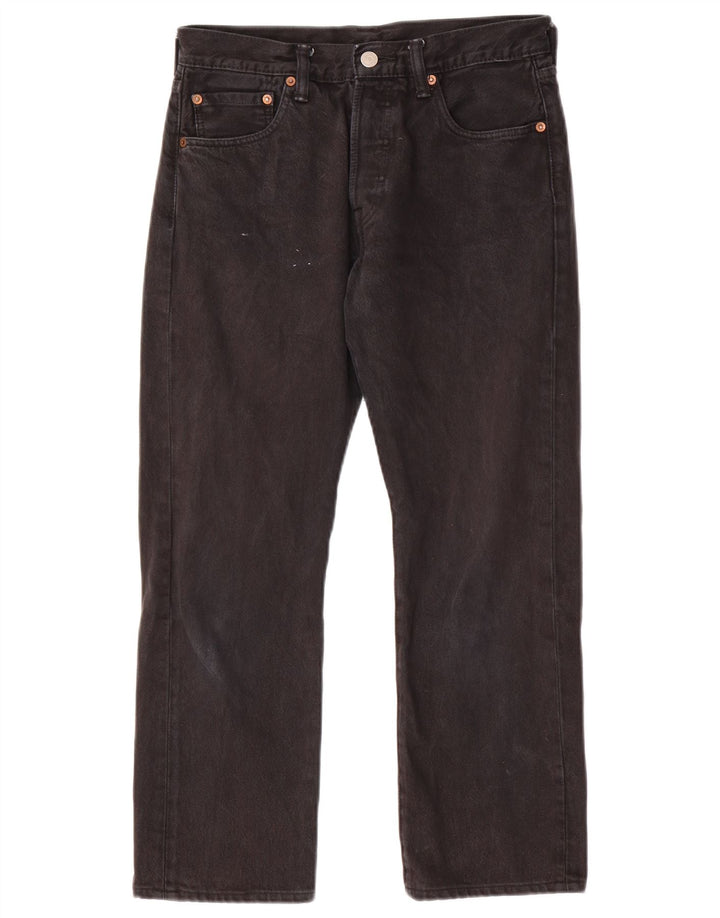 Jeans retos masculinos LEVI'S W28 L25 algodão preto