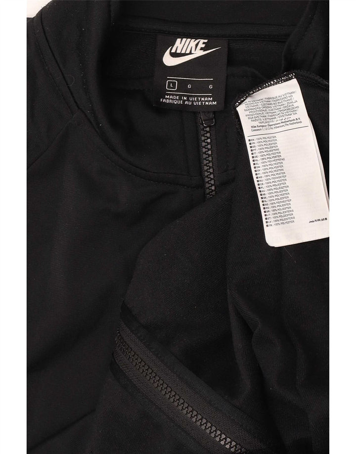 Nike Mens Treino Top Jaqueta Grande Poliéster Preto