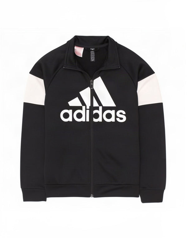 Jaqueta Adidas Boys Graphic Tracksuit Top 9-10 Anos Preto Colorblock