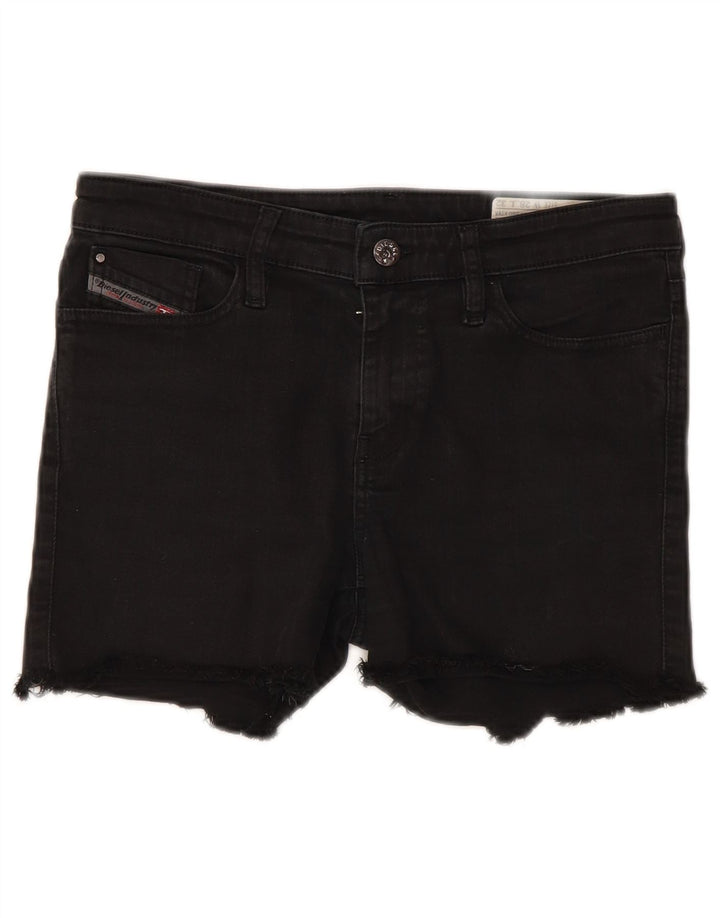 Shorts jeans skinzee feminino diesel W28 algodão preto médio