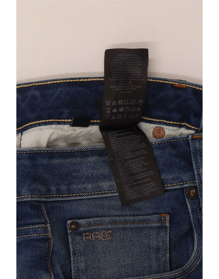 G-Star Masculino Slim Jeans W34 L32 Azul Algodão