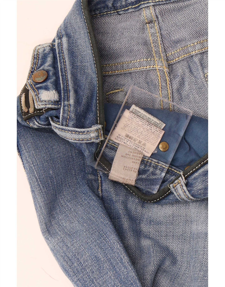 Diesel feminino BEBEL Bootcut jeans W30 L34 azul algodão
