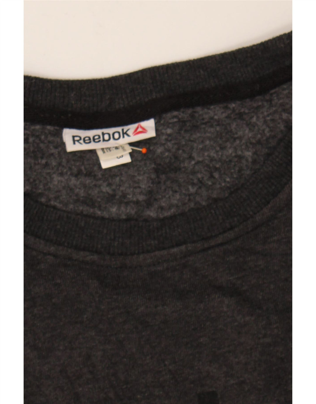 REEBOK Womens Graphic Sweatshirt Jumper UK 22 3XL Grey Vintage Reebok and Second-Hand Reebok from Messina Hembry 