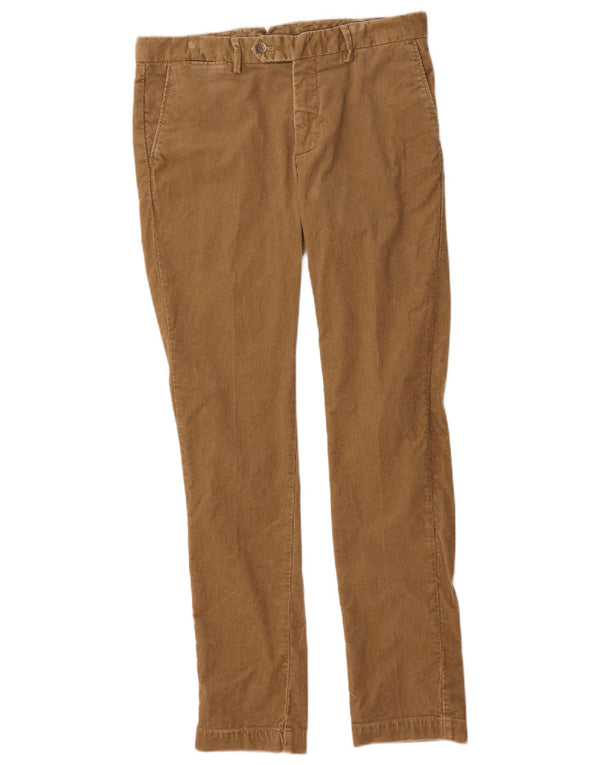 Calça masculina de veludo cotelê Hackett W32 L32 algodão bege