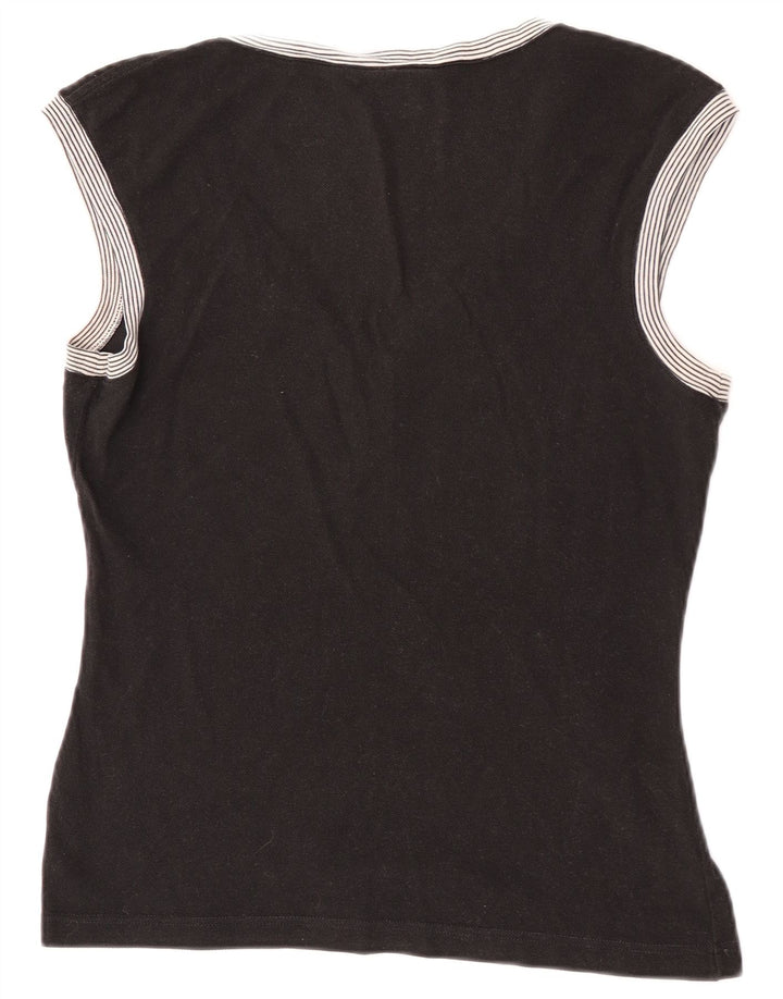Colete feminino Lacoste tamanho superior 40 médio preto