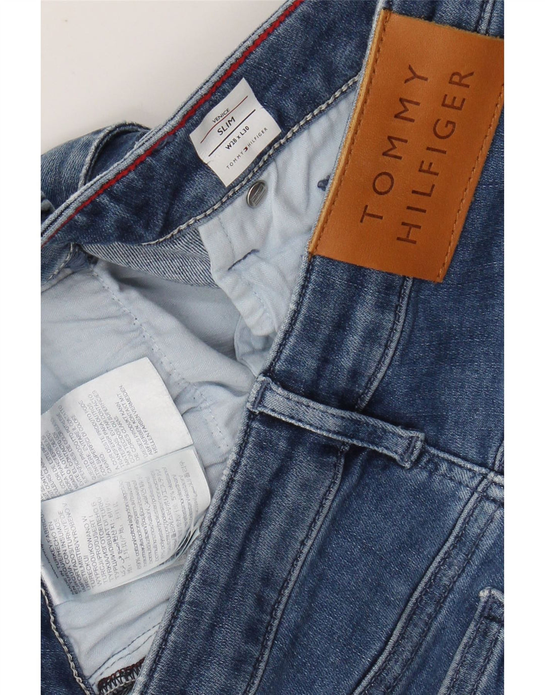 TOMMY HILFIGER Jeans Venice Slim Feminino W28 L30 Azul Algodão