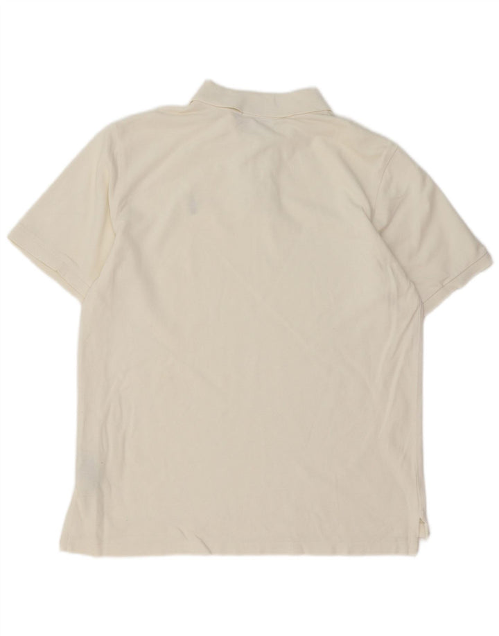 Polo Ralph Lauren Camisa masculina XL algodão branco