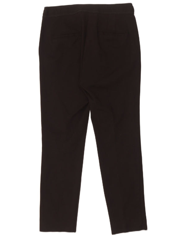 Zara Calça Chino Feminina Slim Grande W30 L28 Algodão Preto
