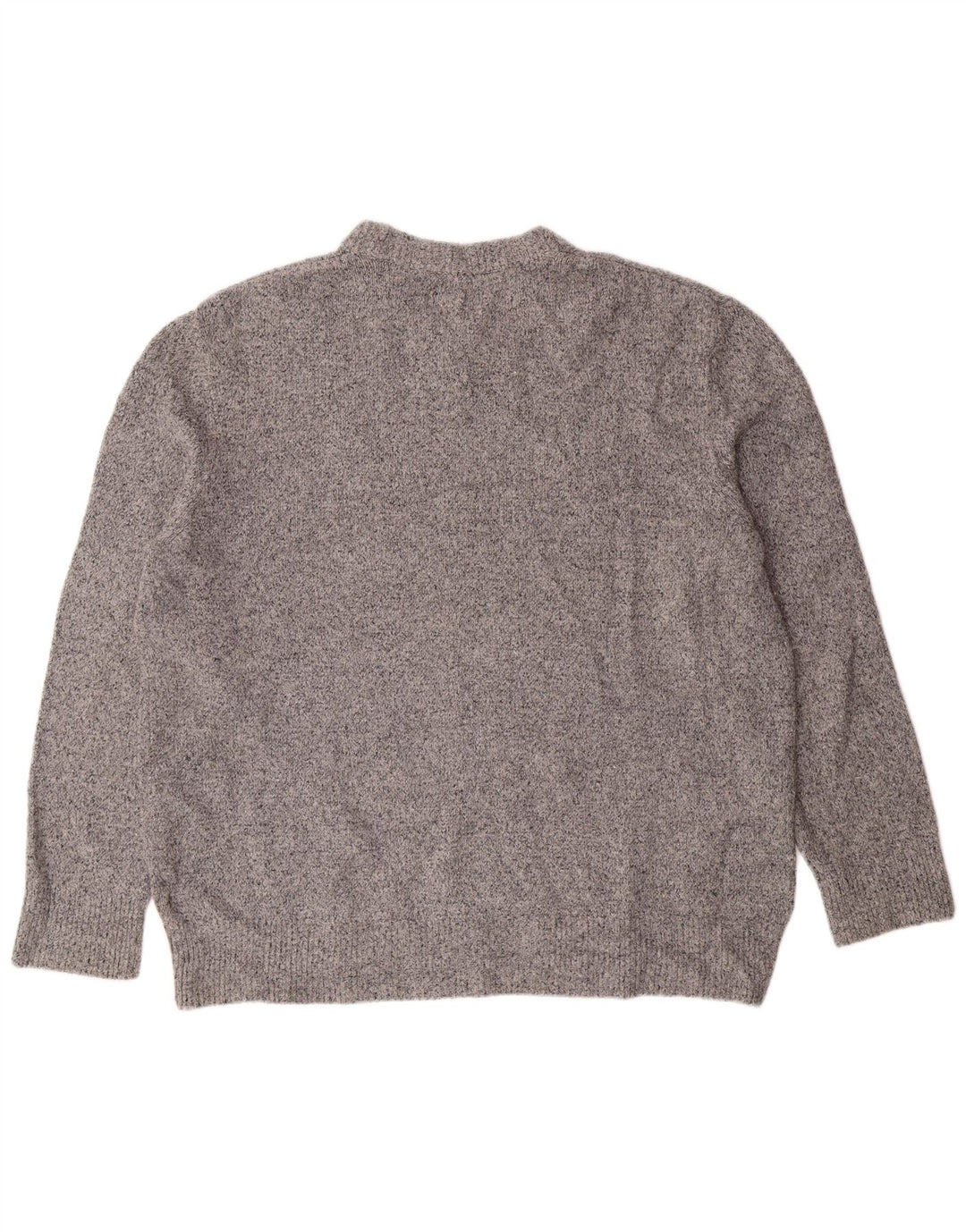 Suéter masculino ALL SAINTS com ajuste solto e gola redonda, pequeno algodão cinza