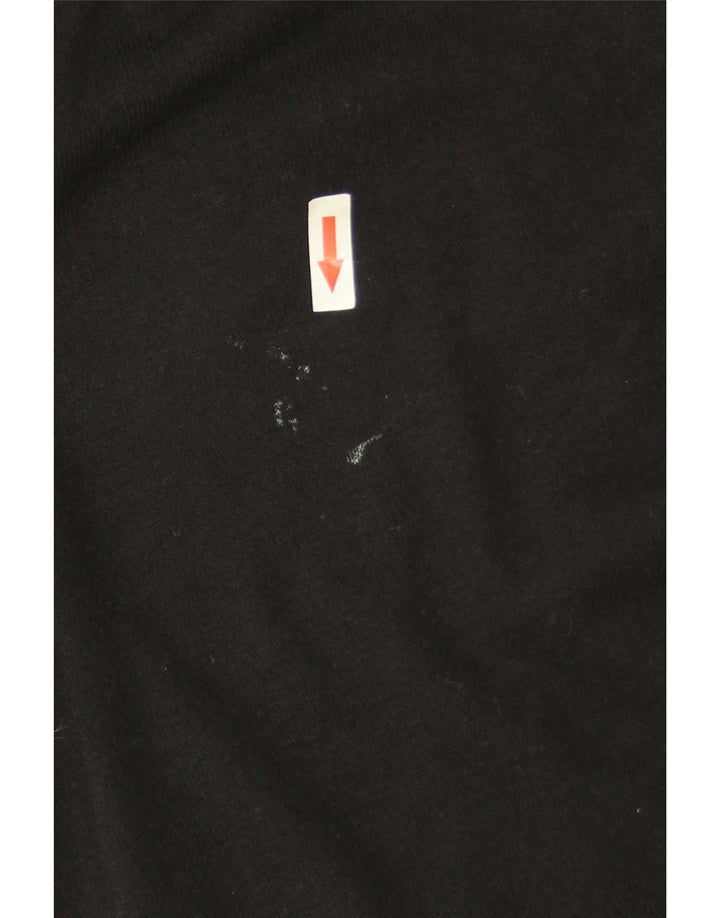 Suéter masculino Marks & Spencer com decote em V XL preto acrílico