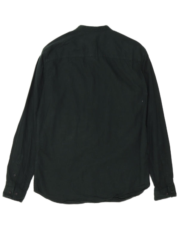 Camisa masculina Jack & Jones Slim Fit tamanho 40 algodão preto médio