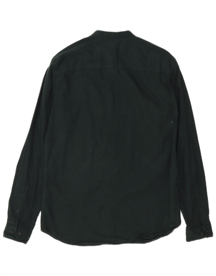 Camisa masculina Jack & Jones Slim Fit tamanho 40 algodão preto médio