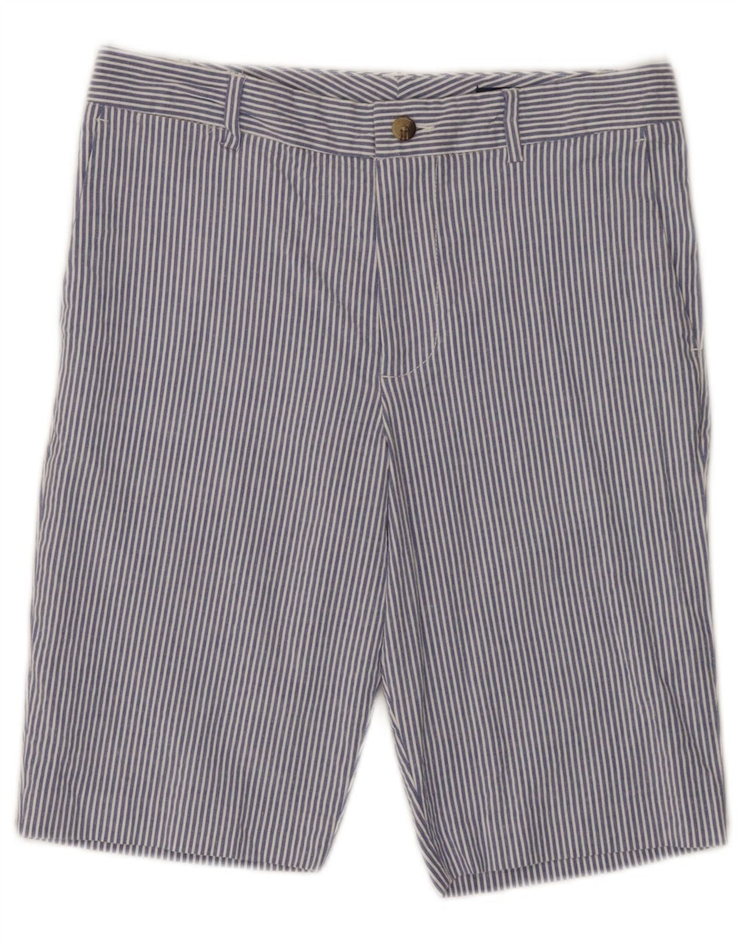 POLO RALPH LAUREN Menino Chino Shorts 15-16 Anos W28 Riscas Azul Marinho