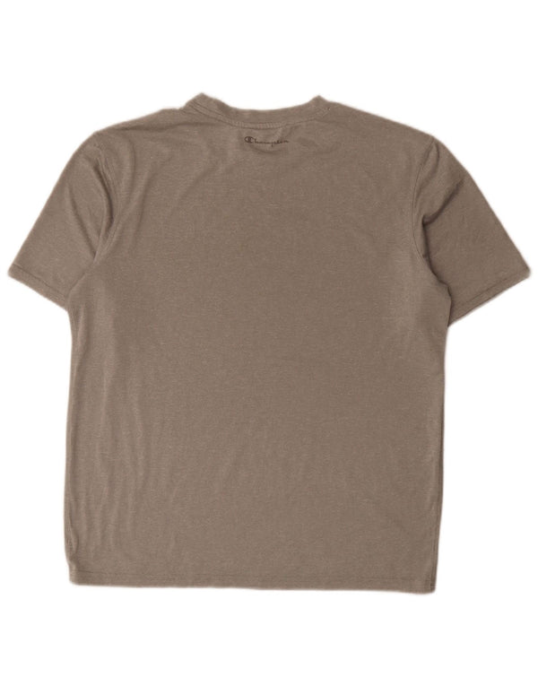 Camiseta masculina Champion cinza médio poliéster