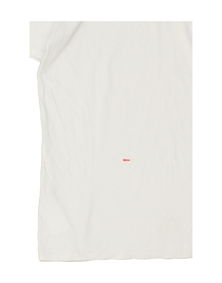 NIKE Mens Athletic Cut Graphic T-Shirt Top XS White Cotton Vintage Nike and Second-Hand Nike from Messina Hembry 