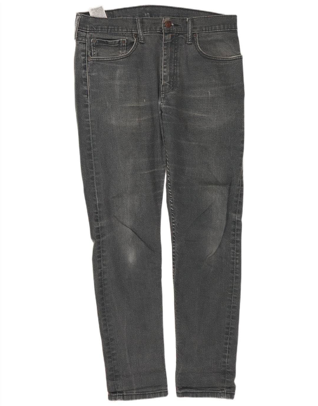 LEVI'S Masculino 512 Slim Tapered Jeans W32 L32 Algodão Cinza
