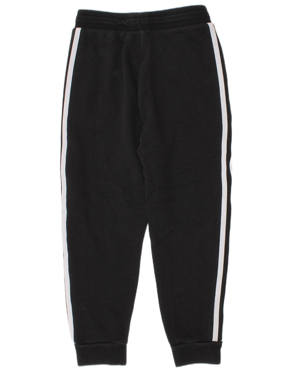 Adidas meninos calças de treino joggers 6-7 anos algodão preto