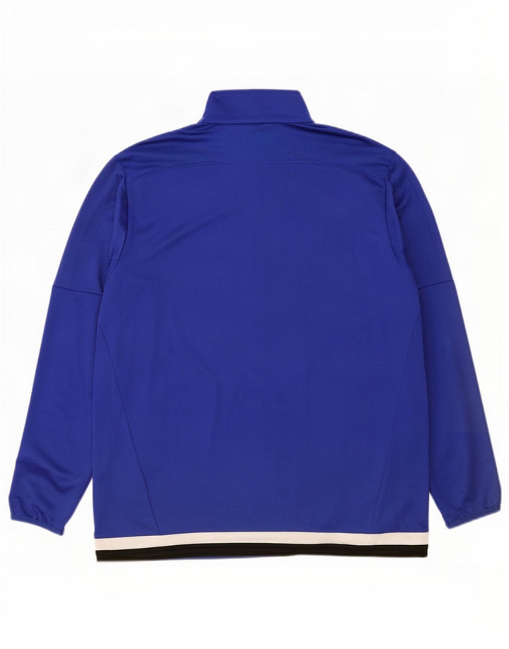 Adidas Mens Climacool Tracksuit Top Jacket Grande Poliéster Azul