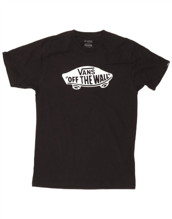 Camiseta Vans Masculina Classic Fit Graphic Top Médio Algodão Preto