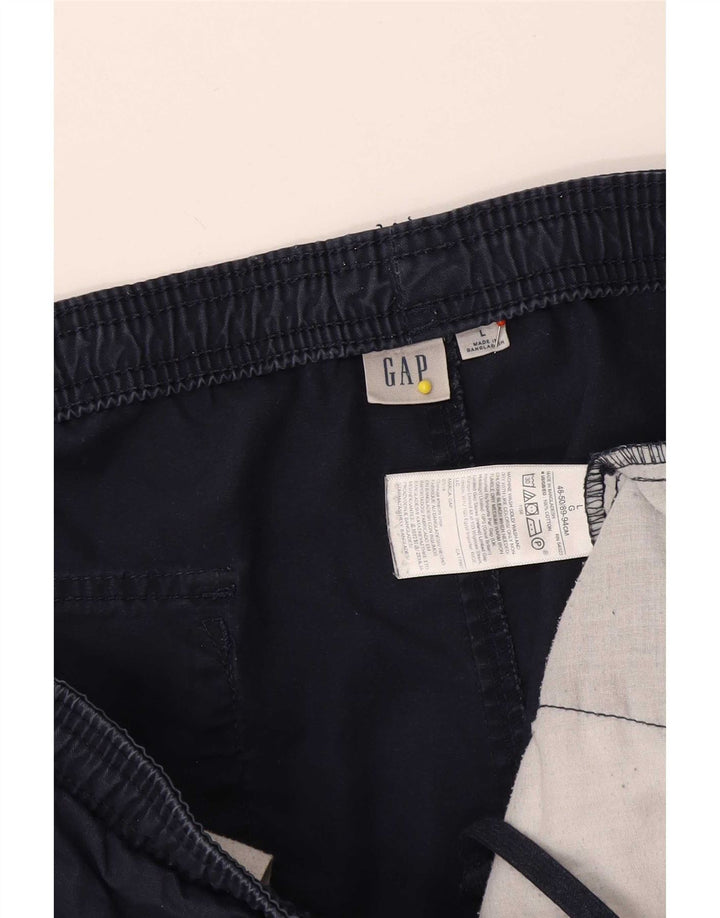 Shorts Chino Masculino Gap Grande W36 Azul Marinho Algodão