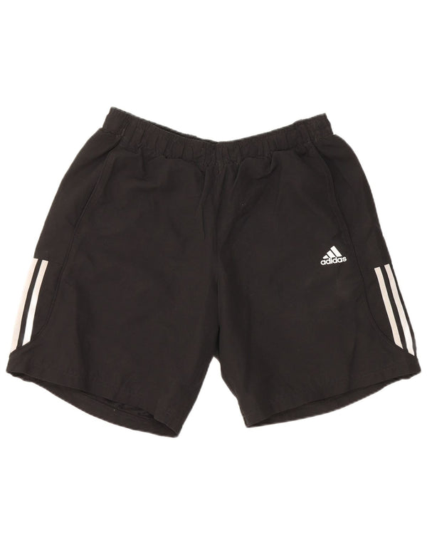 ADIDAS Mens Climalite Sport Shorts Grande Poliéster Preto
