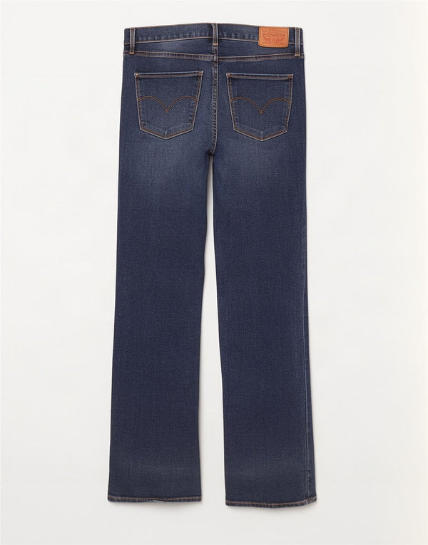 Calça jeans feminina Levi's 314 Shaping Straight W30 L31 azul algodão