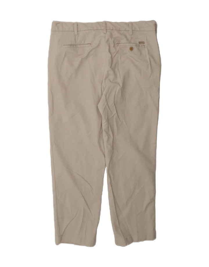 IZOD Mens Straight Chino Trousers W36 L30  Grey Cotton Vintage Izod and Second-Hand Izod from Messina Hembry 