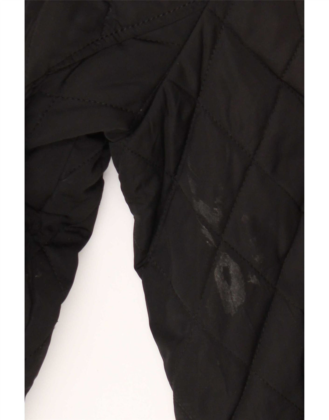 Jaqueta acolchoada masculina Zara UK 38 poliéster preto médio