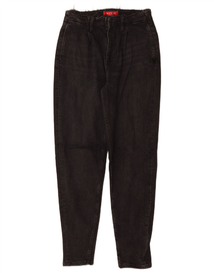 Guess Jeans Cônicos Femininos W26 L28 Algodão Preto