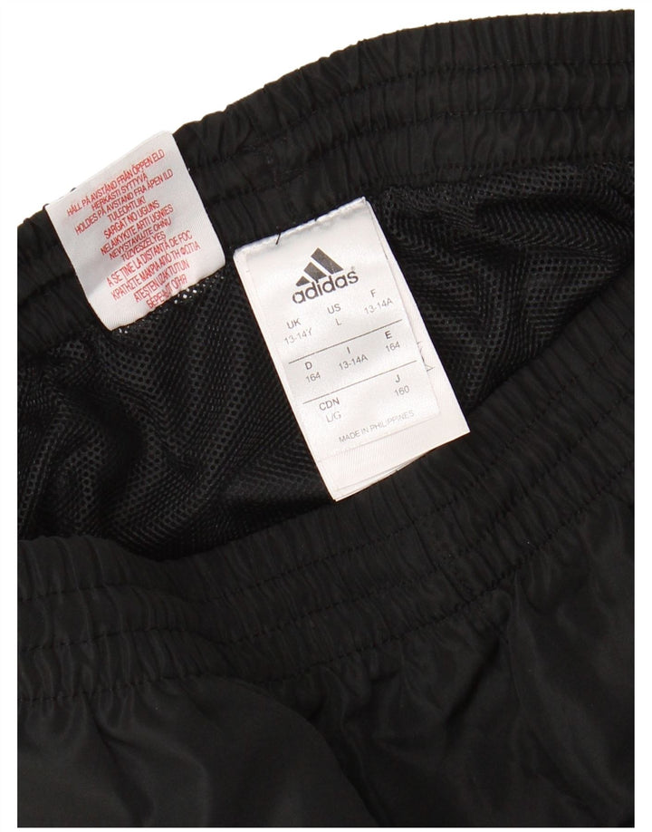 Calças de treino ADIDAS Meninos Joggers 13-14 Anos Preto Poliéster