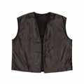 VINTAGE Womens OPEN Waistcoat UK 18 XL Black Vintage Vintage and Second-Hand Vintage from Messina Hembry 