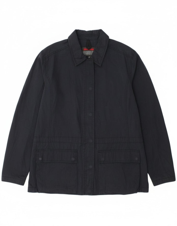 Jaqueta utilitária feminina Invicta Reino Unido 16 grande algodão azul marinho