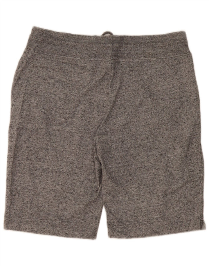 Shorts esportivos femininos Eddie Bauer UK 16 grande algodão cinza