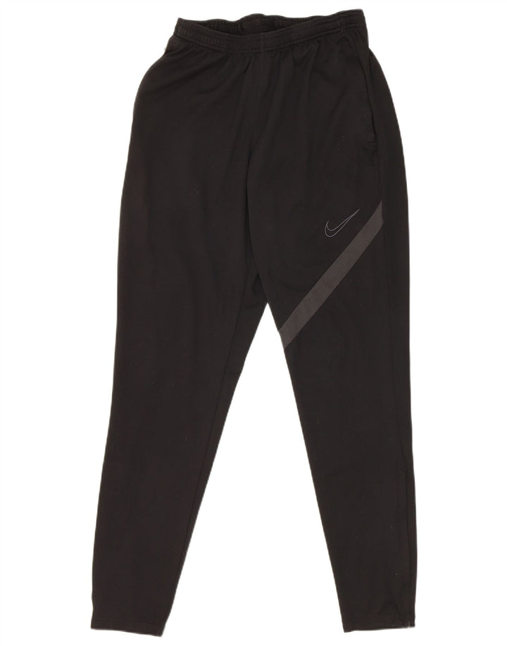 Calça de treino masculina Nike Dri Fit médio preto colorblock poliéster