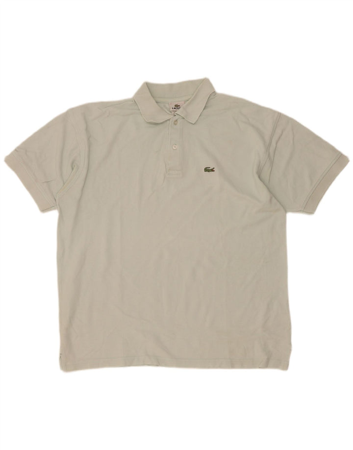 Camisa polo masculina Lacoste tamanho 7 2XL verde
