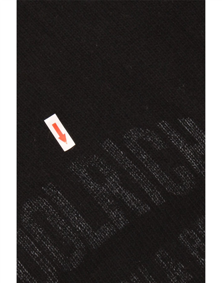 Suéter masculino Woolrich com gola redonda e lã preta XL