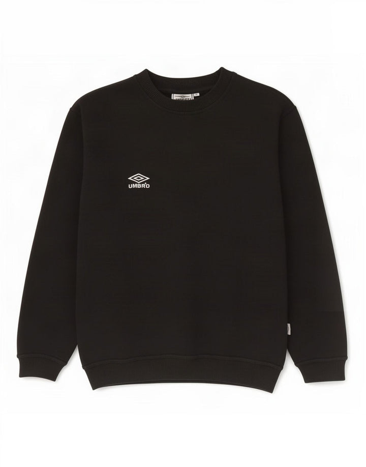 Umbro moletom masculino jumper médio algodão preto